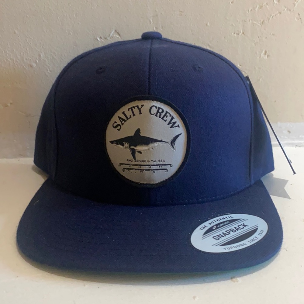 Salty Crew Bruce 6 panel Navy hat